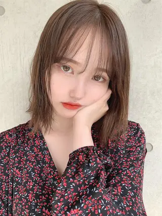 ショート カラー ⛄️冬の透明感 カラー⛄️大西のヘアスタイル