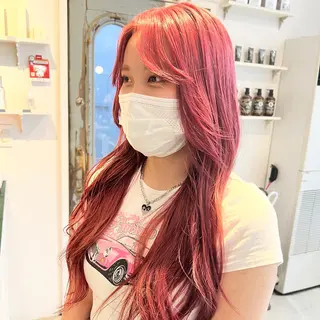 ロング カラー 髪質改善/韓国ヘア 顔まわり特化yutoのヘアスタイル