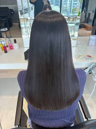 ロング 縮毛矯正/髪質改善/ HARUのヘアスタイル