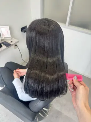 セミロング 仙台で1番盛れるヘア 🎀　真依のヘアスタイル