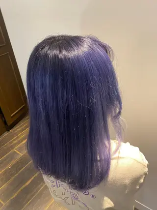 セミロング カラー パーマモデル募集中 渥美翔人のヘアスタイル