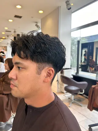 ショート パーマ メンズ ri kuのヘアスタイル