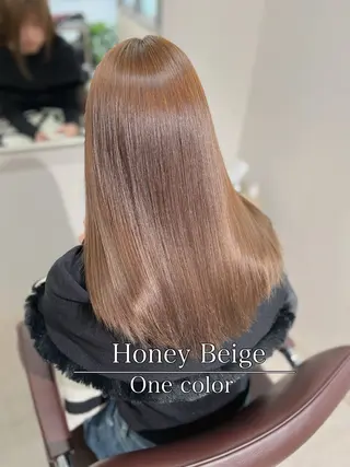 ミディアム カラー ヘアアレンジ 指名1位・六三四🌻 まとまり続くレイヤーのヘアスタイル