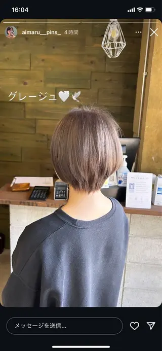 ショート カラー 🫟Blanco🫟 Color&Careのヘアスタイル