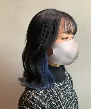ミディアム yui .のヘアスタイル