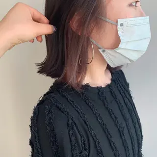 ミディアム カラー 似合わせ⌇お洒落 カット⌇平野あみのヘアスタイル