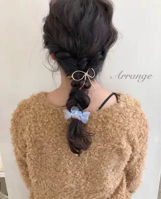 セミロング ヘアアレンジ 柳澤 興輝のヘアスタイル