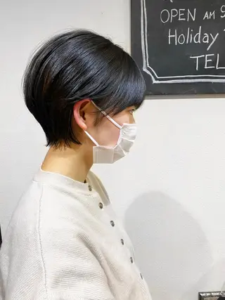 ショート 三瓶 智広のヘアスタイル