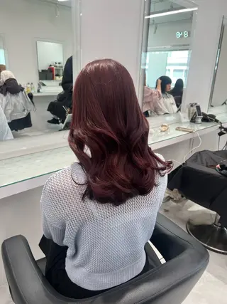 カラー ブリーチなし透明感 💗RYOTAのヘアスタイル