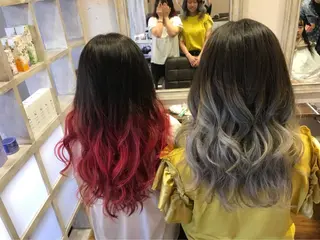 ロング カラー パーマPrivate SalonNoa名駅のヘアスタイル