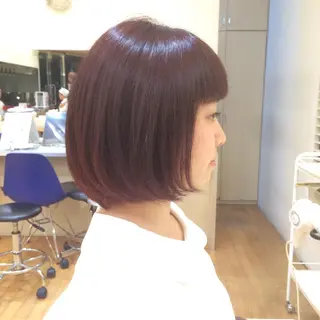 ショート ミディアム カラー タジマ ヤスヒサのヘアスタイル