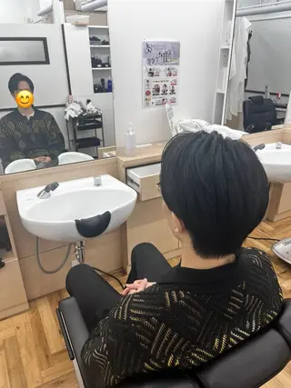 ミディアム メンズ 清水 寧生のヘアスタイル