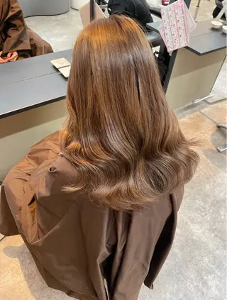 セミロング カラー 【無料カットモデル】 水山まさはる🌸のヘアスタイル