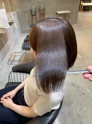 ミディアム 韓国レイヤー/髪質 改善🎀ちなみのヘアスタイル