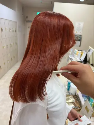ロング カラー 艶髪 黄金比みくのヘアスタイル