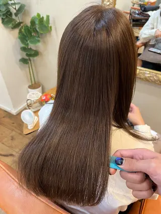セミロング ⚪️髪質改善 縮毛 店長 コウ⚪️のヘアスタイル