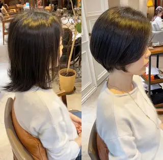 ショート カラー ヘアアレンジ 小林 佳祐のヘアスタイル