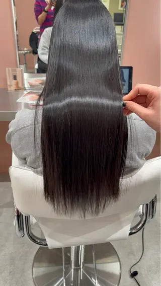 ロング 🫧髪質改善/縮毛 矯正/RIKOのヘアスタイル