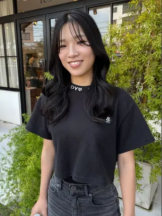 ロング 和泉市フルール 古賀　薫のヘアスタイル