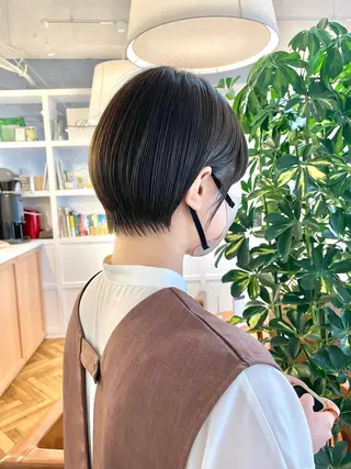 ショート カラー くがれいじ 梅田/ショート/ボブのヘアスタイル