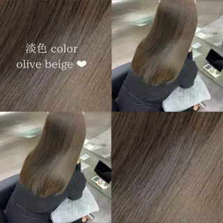 セミロング カラー パーマ 《柔らかhair𓍯 》木村美姫のヘアスタイル