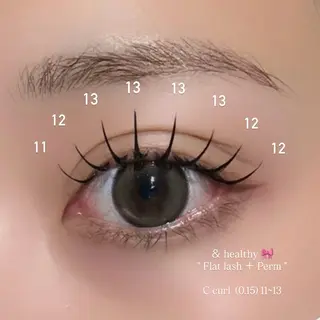 マツエク・マツパ fein. Miyu🎀のマツエク・マツパデザイン