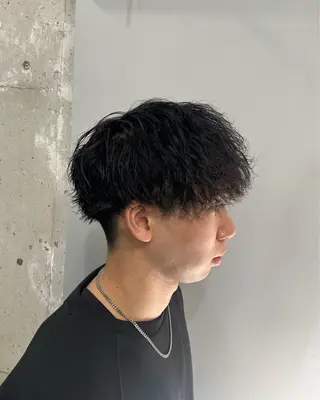 カラー パーマ メンズ メンズカット🐺 パーマ特化🔥舜のヘアスタイル