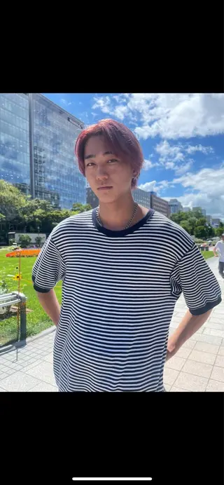 カラー メンズ 【無料カットモデル】 水山まさはる🌸のヘアスタイル