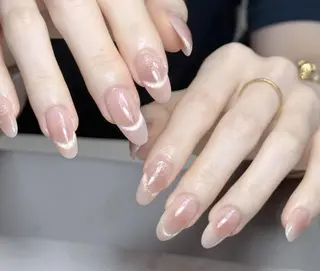 ネイル By moonネイル 🌷ワンホン/韓国風のネイルデザイン