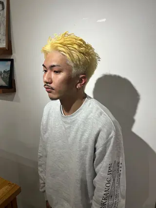 メンズ ノハナ💜北谷 BY MY SIDEのヘアスタイル