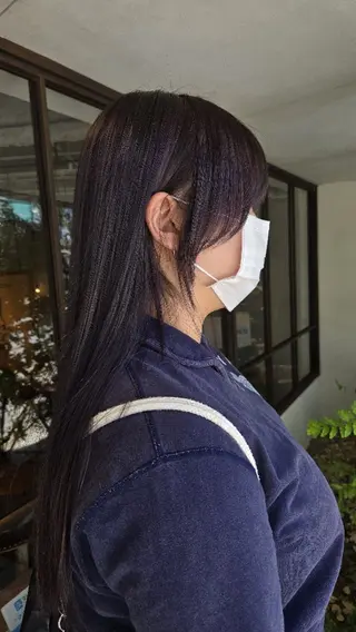 ロング カラー 韓国好き🇰🇷 美容師MIKUのヘアスタイル