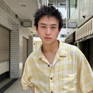 ショート メンズ モモセ ユメトのヘアスタイル