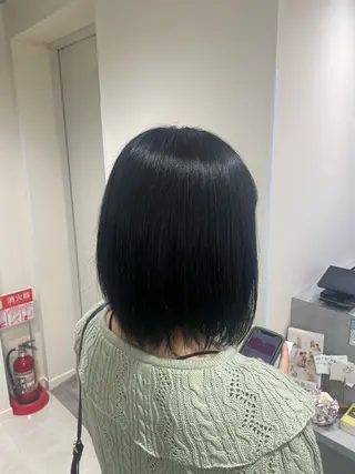 ミディアム カラー NaVIユウジ 透明感カラーのヘアスタイル