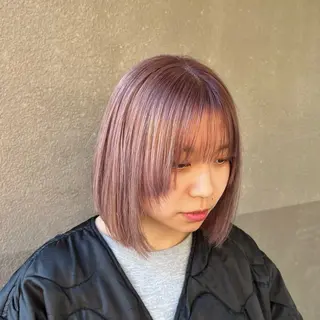 ミディアム カラー 🐰ハイトーンカラー 畠山 渡🐰のヘアスタイル