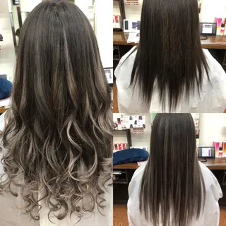 カラー ライブトレア YOSHIKIのヘアスタイル