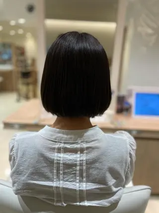 ミディアム カラー 銀座シロー　村山 レツのヘアスタイル