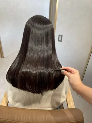 ロング SLASHスラッシュ 小川花鈴のヘアスタイル
