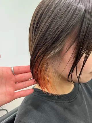 ショート カラー ハイライト/ショート /ボブ/RYOHEIのヘアスタイル