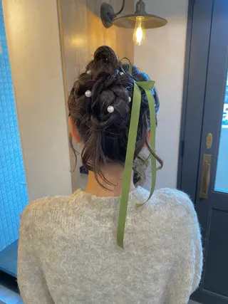 ヘアアレンジ 🌀ボブ／ミディアム /パーマ🌀ayaのヘアスタイル