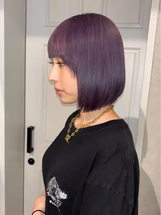 ミディアム カラー ヘアアレンジ iona/ハイトーン /ネイルのネイルデザイン