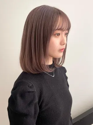 ミディアム カラー 【淡色color/ nail】maikoのネイルデザイン