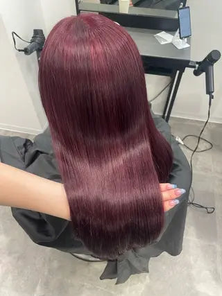 ロング カラー 🎀暖色/ラベンダー /paru🤍のヘアスタイル