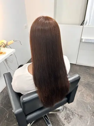 ロング 内藤 友香のヘアスタイル