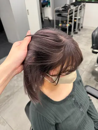 ロング カラー ヘアアレンジ ベージュ/グレージュ 🧸あやか/表参道のヘアスタイル