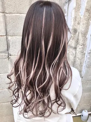 カラー ダブルスキルエクステ /羽エクステ白石宇由のヘアスタイル