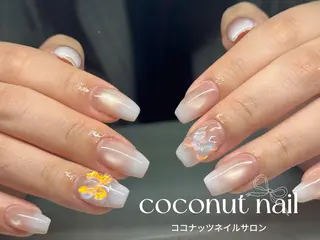 ネイル 神田 ココナッツのネイルデザイン
