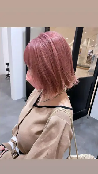 ショート カラー ヘアアレンジ 小倉 愛里のヘアスタイル