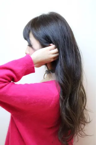ロング カラー パーマ 及川 翔のヘアスタイル