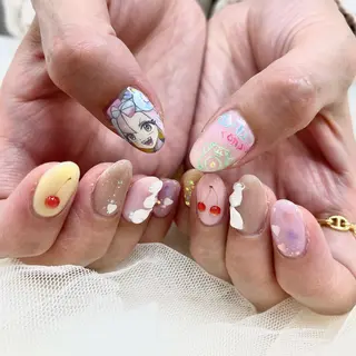 ミディアム 池袋痛ネイル Nok. 渡辺のネイルデザイン