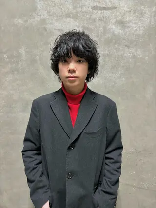 パーマ メンズ 【メンズショート 特化】村斎　伶次のヘアスタイル